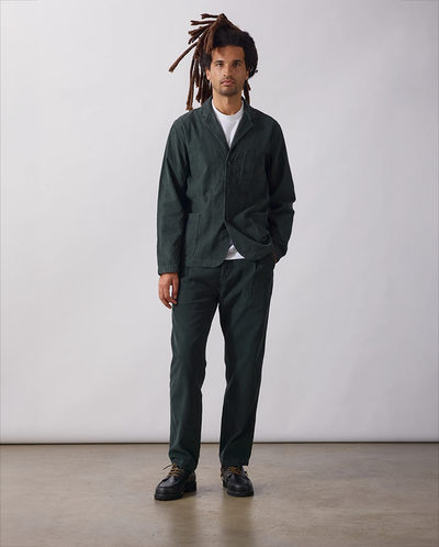 Fine Cord Server Suit Jacket - Jewel