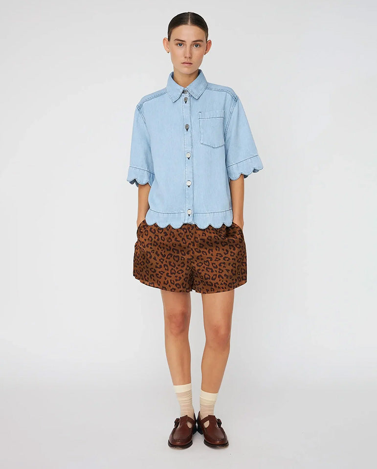 Soft Denim Shirt - Light Blue