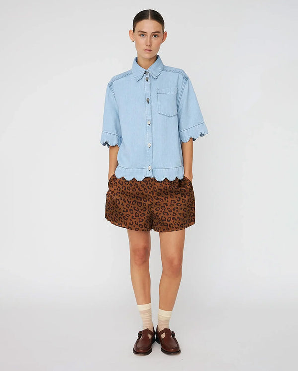 Soft Denim Shirt - Light Blue