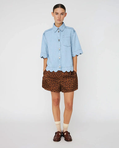 Delicate Lace Top - Green Flash