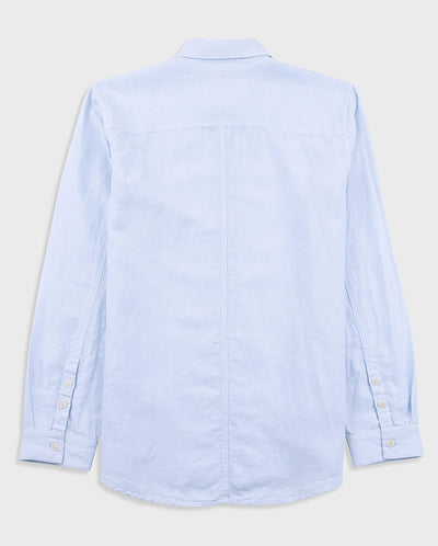 Contrast Pocket Shirt - Soft Blue
