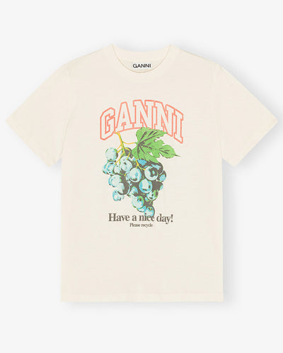 Grapes Relaxed Tee - Egret