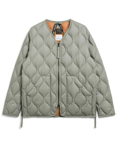 Crew Neck Down Vest - Beige