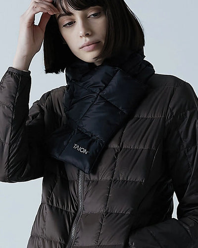 Basic Down Scarf - Black
