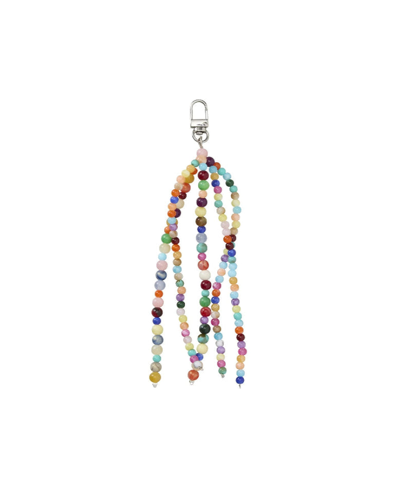 Beaded Tassel Charm - Multicolor