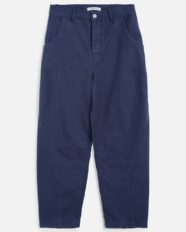 TWISTED SEAM TROUSER - Navy