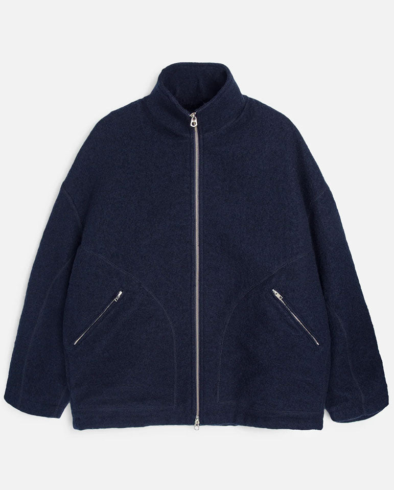 Aaron Zip Jacket - Navy
