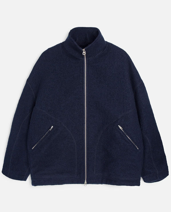 Aaron Zip Jacket - Navy
