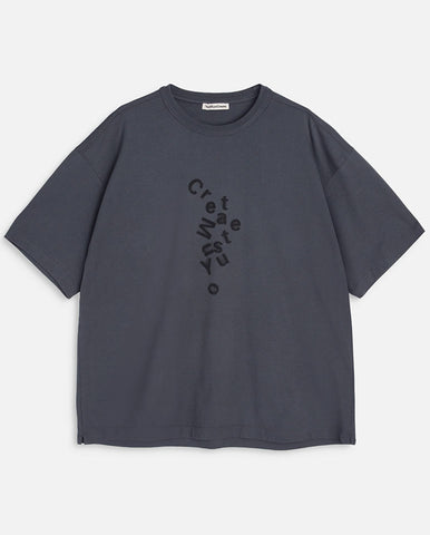 Soba Yasube Tee - Grey Marl