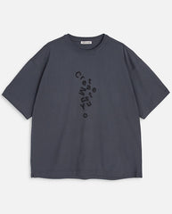 SCRAMBLED PRINT T SHIRT - GREY