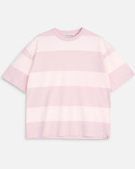 Triple Wide Stripe T-Shirt - Pink Multi