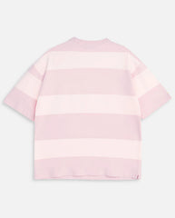 Triple Wide Stripe T-Shirt - Pink Multi