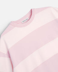 Triple Wide Stripe T-Shirt - Pink Multi