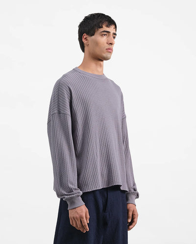 Studio Perforated Sweatshirt - Grey