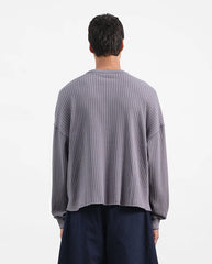 Studio Perforated Sweatshirt - Grey