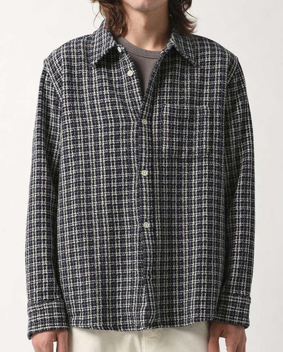 Reverse Tweed snow Check Shirt