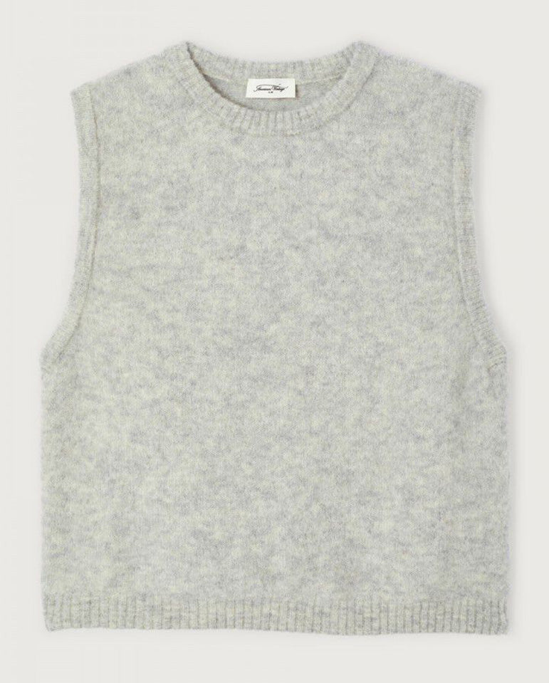 Vitow Sleeveless Knit- Grey