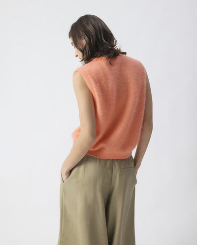 Vitow Sleeveless Knit - Salmon Melange