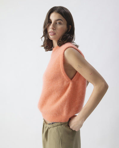 Vitow Sleeveless Knit - Salmon Melange
