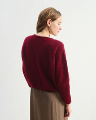 Vitow Cardigan - Cherry Melange