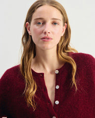 Vitow Cardigan - Cherry Melange