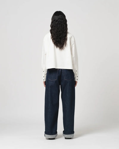 Cubic Shirt - White Poplin