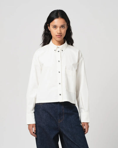 Cubic Shirt - White Poplin