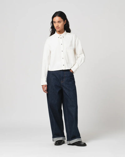 Cubic Shirt - White Poplin