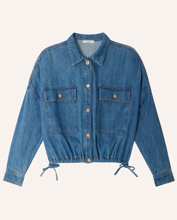 Cazanim Denim Overshirt - Mid Blue