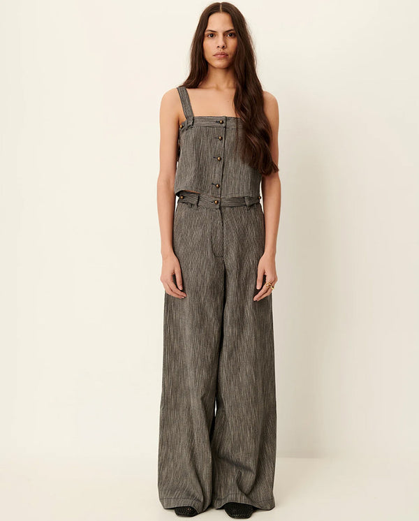 Wesley Sailor Trouser - Navy Stripe