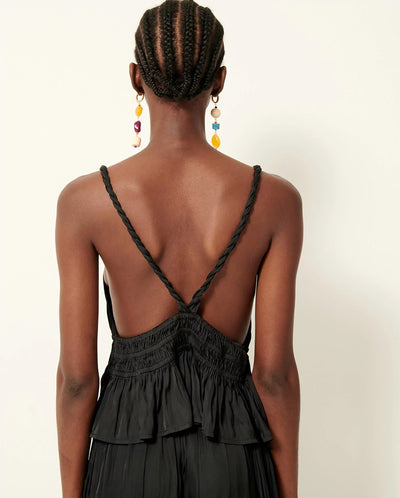 Cleo Cupro Top Moonless