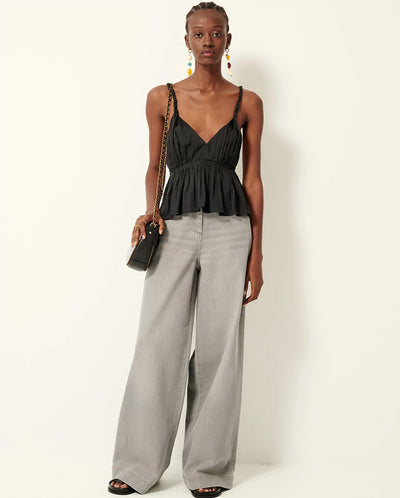 Cleo Cupro Top Moonless