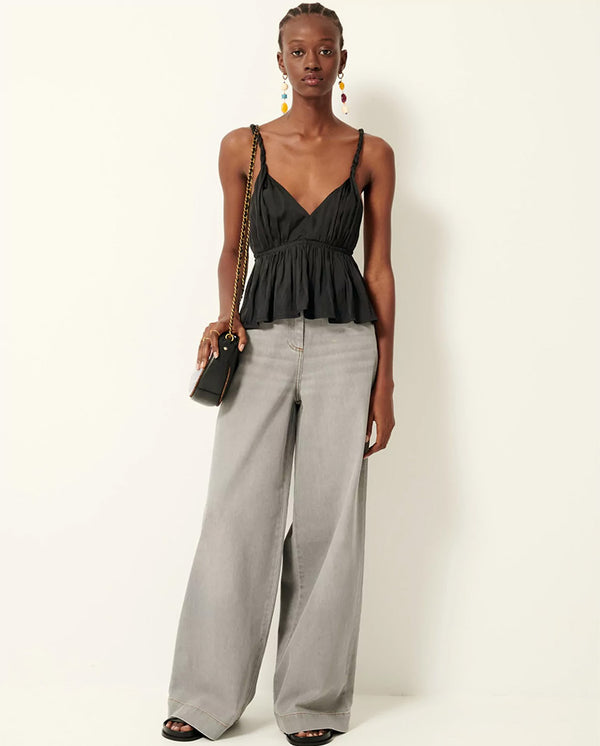 Cleo Cupro Top Moonless