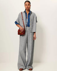 Della Shirt blue Stripe