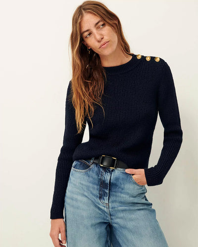 Galileo Button Knit NAVY