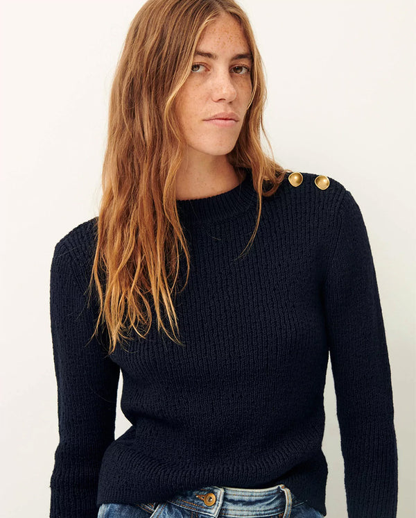 Galileo Button Knit NAVY