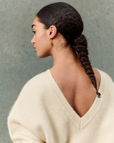 Myera V Neck Knit Vanilla