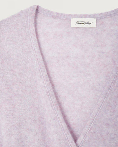 Xinow Fine Gauge Wrap cardi Wisteria