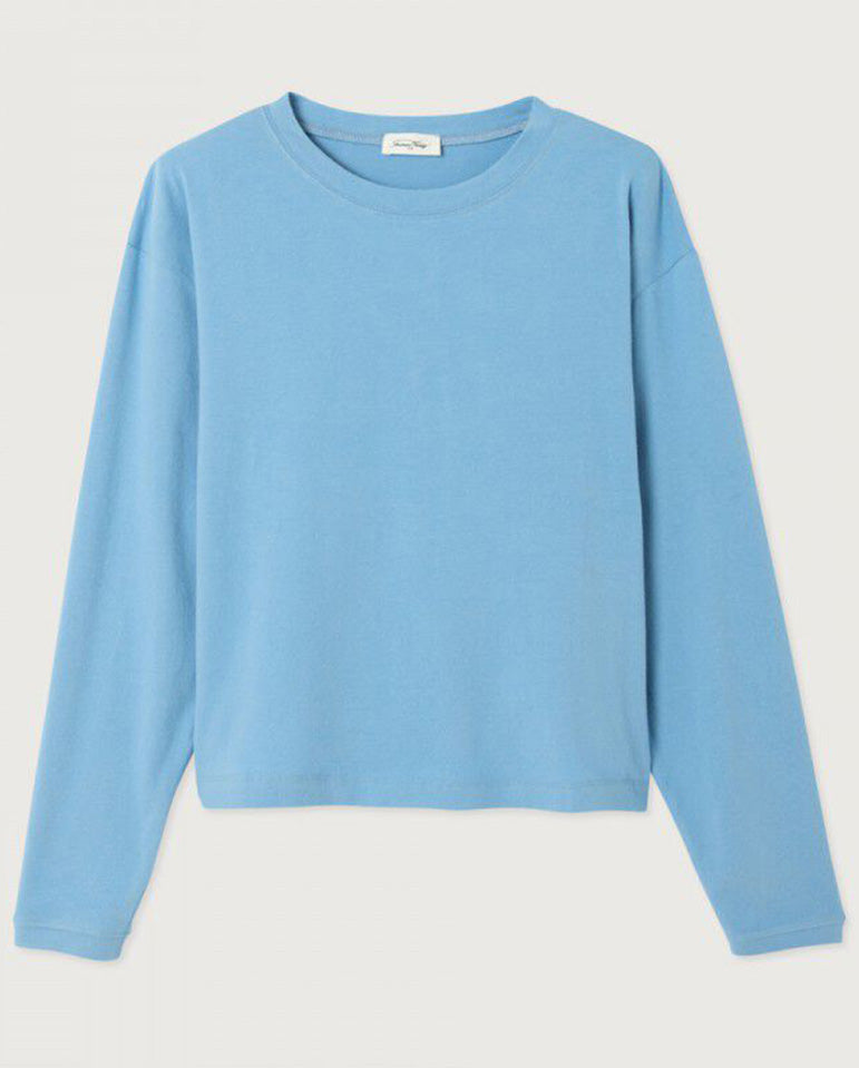 Ypawood Tee Blue Melange