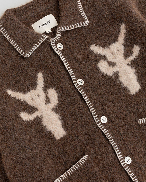 Demons Knitted Shirt - Brown