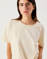 Afoma S/S Tee - Ecru Vintage