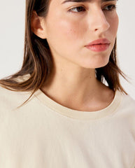 Afoma S/S Tee - Ecru Vintage