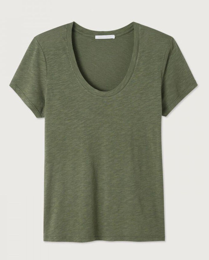 Jacksonville Scoop Neck Tee - Olive