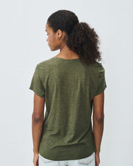 Jacksonville Scoop Neck Tee - Olive