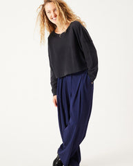 Remytown L/S Tee - Carbon