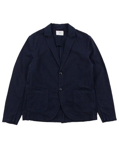 Linen Blazer Soft Navy