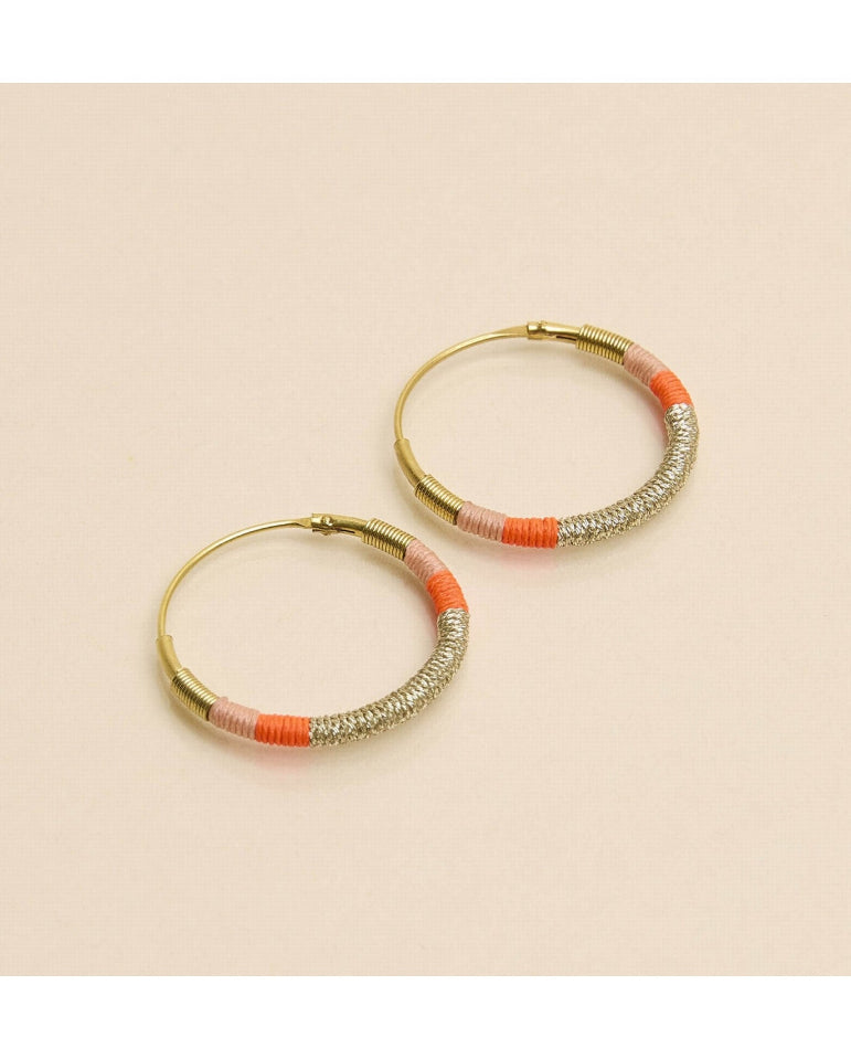 Camiri Small Hoops - Orange