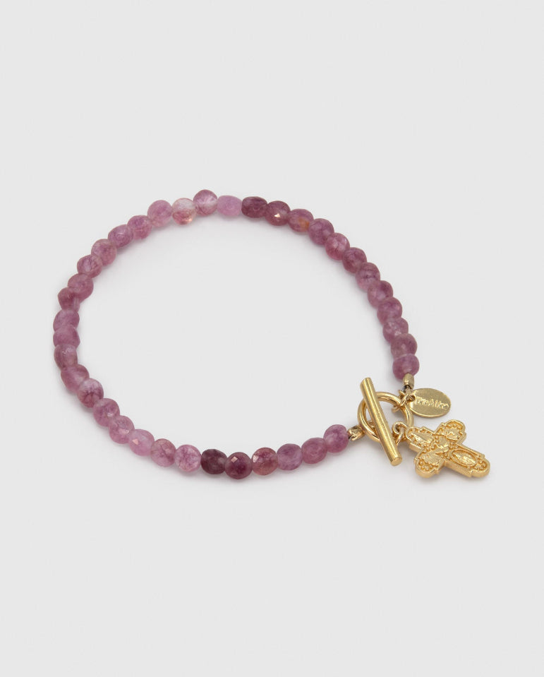 Polna Bracelet - Tourmaline Rose