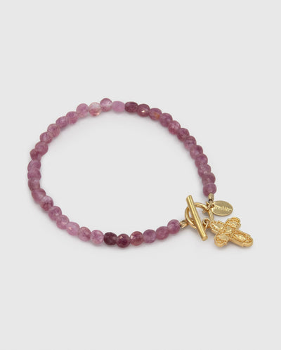 Polna Bracelet - Tourmaline Rose