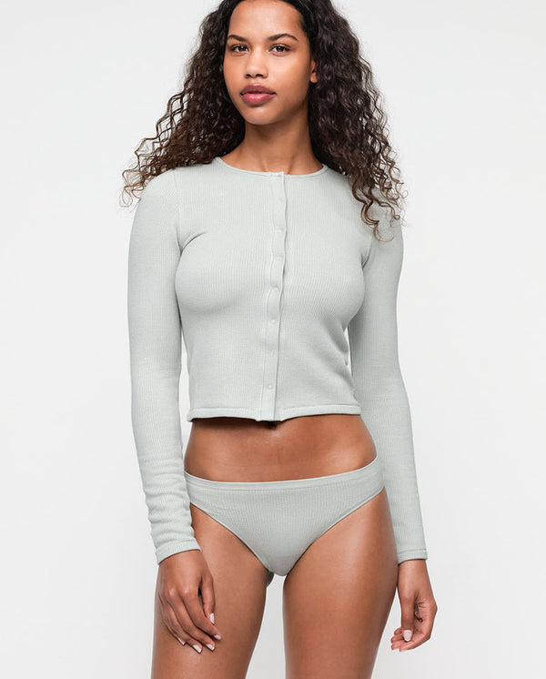 Seamless Waffle Cardi - Northern Lights